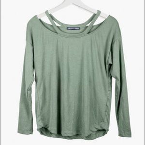 Long sleeve, olive green shirt